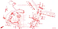 GUIDON   TE DE FOURCHE pour Honda NX 500 2024