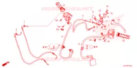 LEVIER DE GUIDON   CABLE   COMMODO pour Honda NX 500 2024