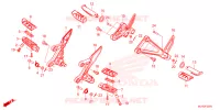 REPOSE PIED pour Honda NX 500 2024
