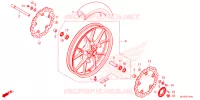 ROUE AVANT pour Honda NX 500 2024