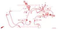 LEVIER DE GUIDON   CABLE   COMMODO pour Honda NX 500 2024