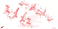 REPOSE PIED pour Honda NX 500 2024