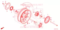 ROUE ARRIERE pour Honda NX 500 2024