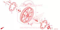 ROUE AVANT pour Honda NX 500 2024