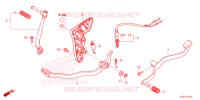 PEDALE   KICK pour Honda CT 125 TRAIL 2024