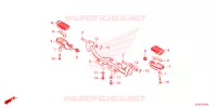 REPOSE PIED pour Honda CT 125 TRAIL 2024