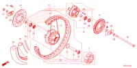 ROUE ARRIERE pour Honda CT 125 TRAIL 2024