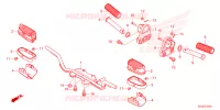 REPOSE PIED pour Honda C 125 ABS 2024