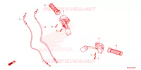 COMMODOS   POIGNEES   CABLES pour Honda SUPER CUB 125 ABS 2024