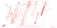 FOURCHE pour Honda SUPER CUB 125 ABS 2024
