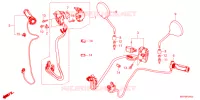 COMMODOS / POIGNEES / MIROIR (CB1300AD/SP) pour Honda CB 1300 SUPER FOUR SP 2021