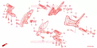 REPOSE PIED pour Honda CB 1300 SUPER FOUR SP 2021