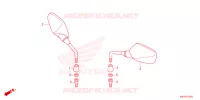 RETROVISEUR pour Honda CB 650 R 2024