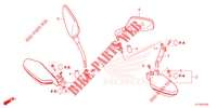 RETROVISEUR   PROTEGE MAIN pour Honda CRF 300 L 2024