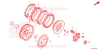 EMBRAYAGE pour Honda CT 125 TRAIL 2024