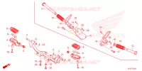 REPOSE PIED pour Honda CT 125 TRAIL 2024