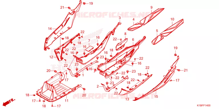 MARCHE PIEDS Honda SCOOTER 350 FORZA 2023  NSS350AP