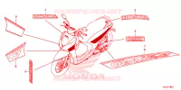 AUTOCOLLANTS pour Honda GENIO 110 2020