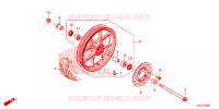 ROUE AVANT pour Honda GENIO 110 2020