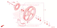 ROUE AVANT pour Honda CBF 125 2023
