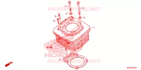 CYLINDRE pour Honda XR 650 L 2023