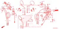 LEVIER DE GUIDON   CABLE   COMMODO pour Honda XR 650 L 2023