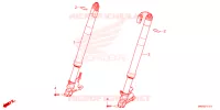 FOURCHE pour Honda CBR 1000 RR SP BREMBO 2024