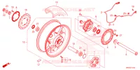 ROUE ARRIERE pour Honda CBR 1000 RR SP BREMBO 2024