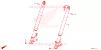 FOURCHE pour Honda CBR 1000 RR SP BREMBO 2024