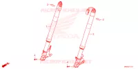 FOURCHE pour Honda CBR 1000 RR SP BREMBO 2024
