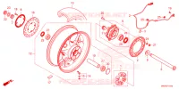 ROUE ARRIERE pour Honda CBR 1000 RR SP BREMBO 2024