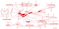 AUTOCOLLANTS pour Honda CBR 1000 RR 2024