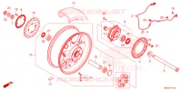 ROUE ARRIERE pour Honda CBR 1000 RR 2024
