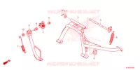 BEQUILLE pour Honda SH MODE 125 2024
