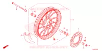 ROUE AVANT pour Honda SH MODE 125 2024