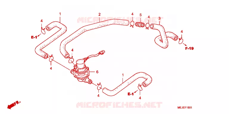 COMMANDE INJECTION D'AIR SOUPAPE Honda MOTO 1300 CB 2007  CB13007