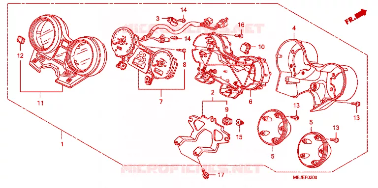 COMPTEUR Honda MOTO 1300 CB 2007  CB13007