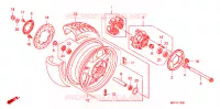 ROUE ARRIERE pour Honda CB 1300 SUPER FOUR 2008