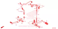 PEDALE pour Honda CB 500 X ABS 2020