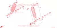 AMORTISSEUR ARRIERE pour Honda FOURTRAX 520 RUBICON DCT DELUXE 3CM 2024