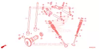 ARBRE A CAMES   SOUPAPE pour Honda FOURTRAX 520 RUBICON DCT DELUXE 3CM 2024