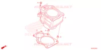 CYLINDRE pour Honda FOURTRAX 520 RUBICON DCT DELUXE 3CM 2024