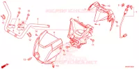 GUIDON pour Honda FOURTRAX 520 RUBICON DCT DELUXE 3CM 2024
