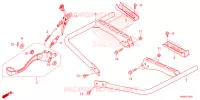 PEDALE   REPOSE PIED pour Honda FOURTRAX 520 RUBICON DCT DELUXE 3CM 2024