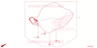 SELLE pour Honda FOURTRAX 520 RUBICON DCT DELUXE 3CM 2024