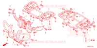 SUPPORT pour Honda FOURTRAX 520 RUBICON DCT DELUXE 3CM 2024