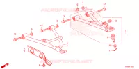 TRIANGLES AVANT pour Honda FOURTRAX 520 RUBICON DCT DELUXE 3CM 2024