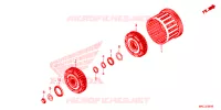 EMBRAYAGE pour Honda GL 1800 GOLD WING TOUR DCT AIRBAG 2020