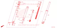 FOURCHE pour Honda SH 350 TOP BOX 2024