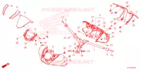 GUIDON   CARENAGE pour Honda SH 350 TOP BOX 2024